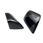 2PCS Left + Right Rear View Side Mirror Cover Skull Cap Black For Tesla Model y