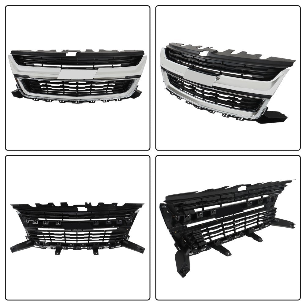 NEW Front Upper Grille Replacement Grill Plastic For Chevrolet Colorado 15-20