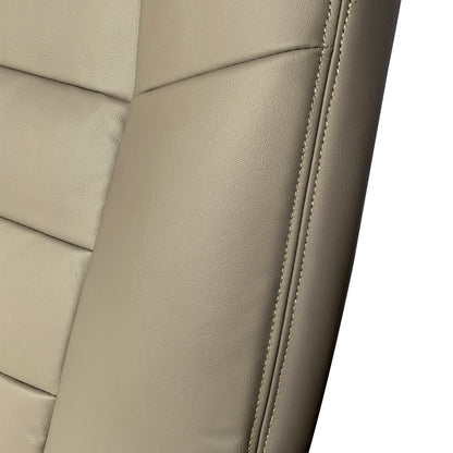 Driver Top Lean Back Leather Replacement Seat Cover For 2002-07 Ford F250 F350