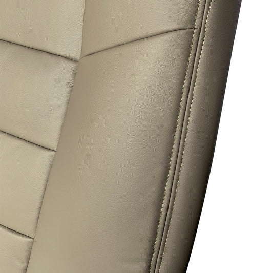 Driver Top Lean Back Leather Replacement Seat Cover For 2002-07 Ford F250 F350