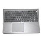 For Dell Inspiron 15Pro 5510 5515 Palmrest Backlit Keyboard Touchpad 06P0TG Gray