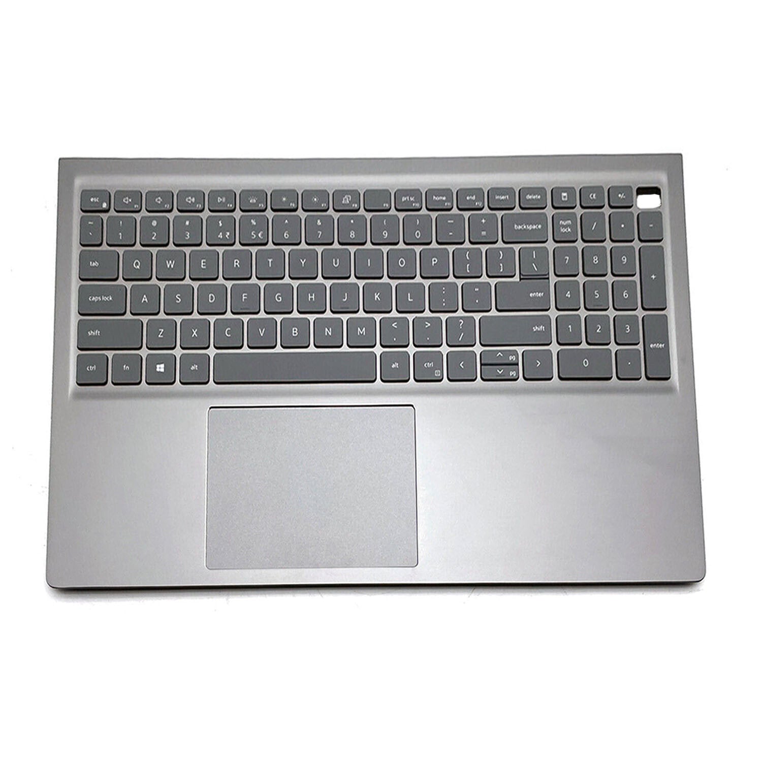 For Dell Inspiron 15Pro 5510 5515 Palmrest Backlit Keyboard Touchpad 06P0TG Gray