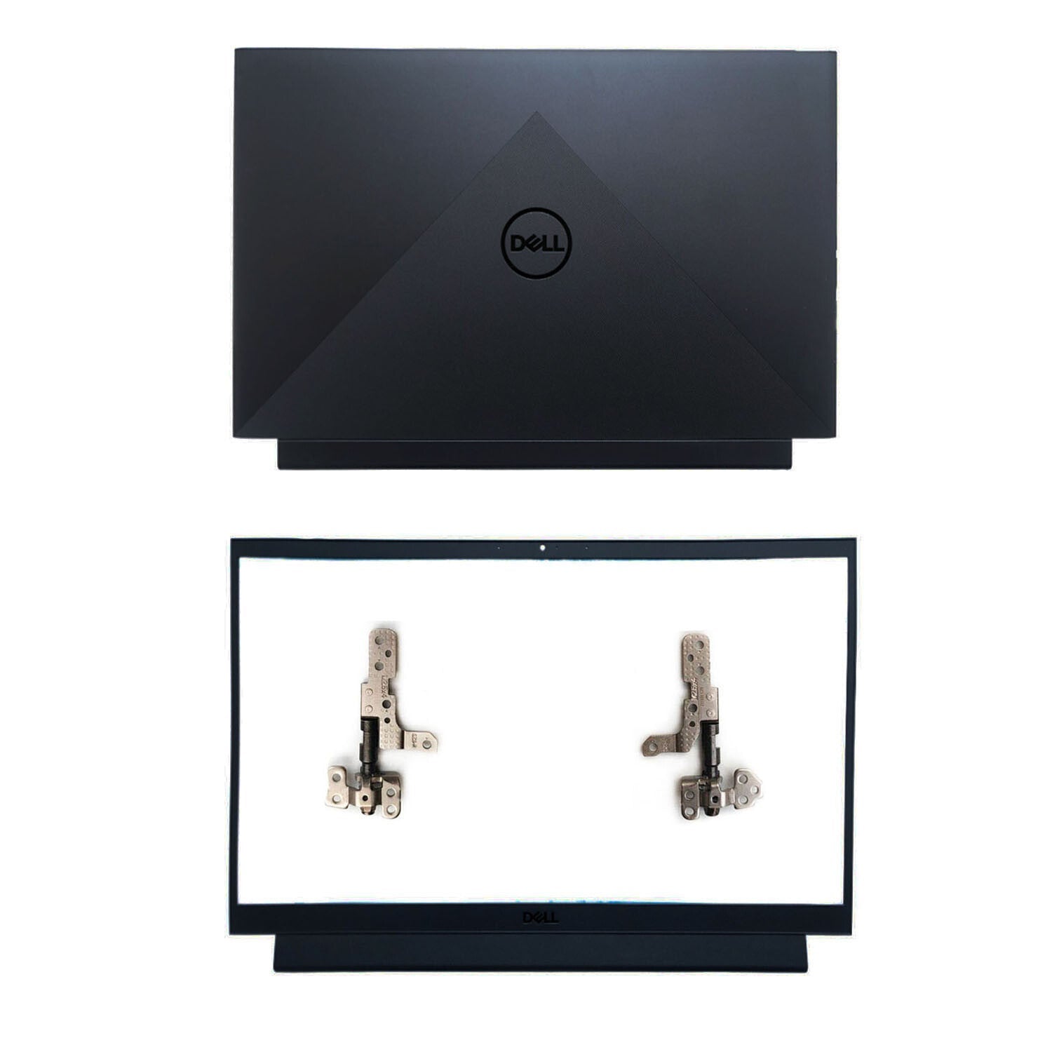 New Back Cover Lid + Bezel +Hinges For Dell G15 5510 5511 5515 08MNTR 0HXRTH US