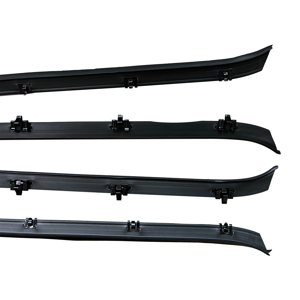 Window Sweep & Run Channel Weatherstrip Seal Kit 6pc For 81-91 Pickup Truck US