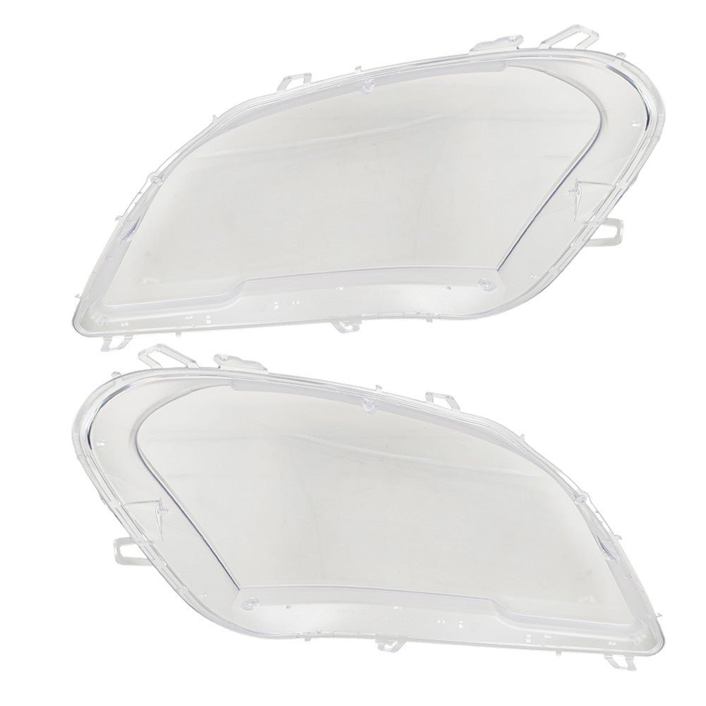 For Benz ML ML350 W164 2009-2011 Left + Right Headlight Lens Headlamp Covers