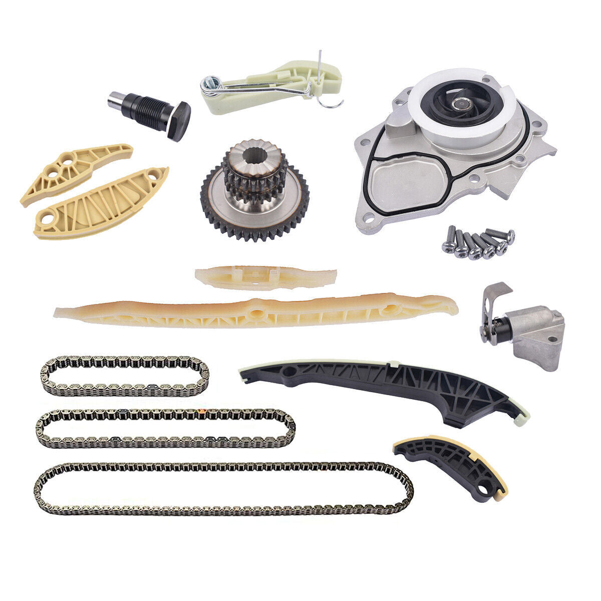 For 14-2018 VW Jetta Passat GTI 1.8 2.0T A3 A4 Q5 TT Timing Chain Kit Water Pump