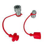 1/2" Ag Hydraulic Quick Connect Couplers Coupling Poppet For Pioneer Style 2Sets