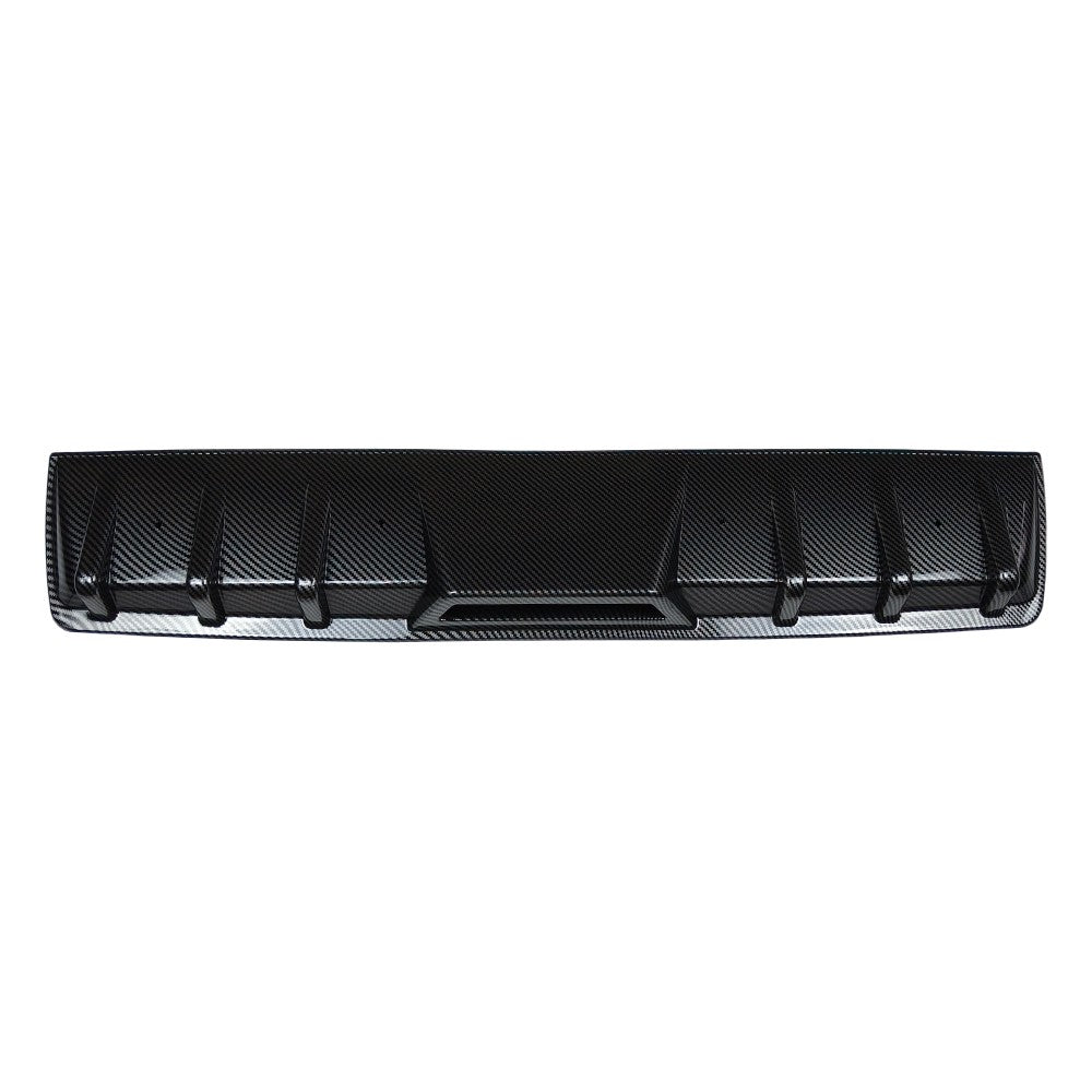 For Infiniti G35 G37 Sedan Carbon Rear Bumper Diffuser Spoiler w/ LED Tail Light