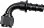 10AN 90 Degree Push Lock Hose Fitting End AN10 Female Swivel Push-on/Lock Hose