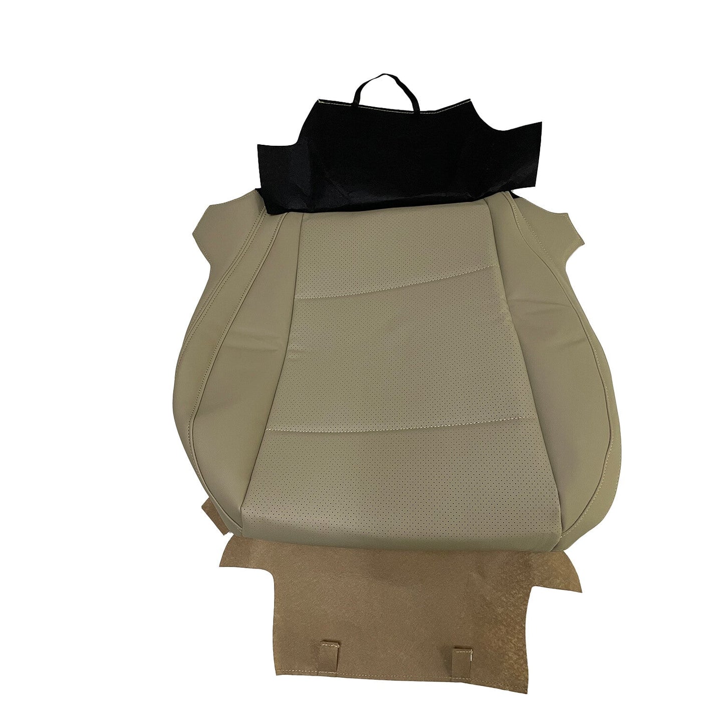 New Driver Perforated Leather Bottom Seat Cover TAN For 2015-2019 Subaru Outback