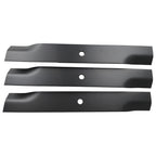 3 REPL XHT HD USA BLADES EXCEL FOR HUSTLER 797696 601124 54" RAPTOR SD FASTRAK X