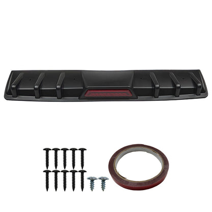 For Infiniti G37 G35 Sedan Rear Bumper Diffuser 6 Shark Fin Splitter Lip Spoiler