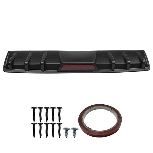 For Infiniti G37 G35 Sedan Rear Bumper Diffuser 6 Shark Fin Splitter Lip Spoiler