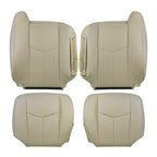 For 2003 2004-2006 Chevy Tahoe Suburban Driver Passenger Leather Seat cover Tan