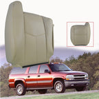 Passenger Side Top Leather Seat Cover Tan For 2003 2004-2006 GMC Sierra Yukon