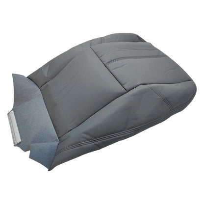 For 2007-2014 Chevy Tahoe Silverado Driver Side Bottom Leather Seat Cover Gray
