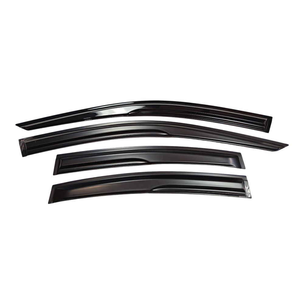 FOR 2021-2025 LEXUS IS300 IS350 PREMIUM BLACK TRIM WINDOW VISOR RAIN GUARD US