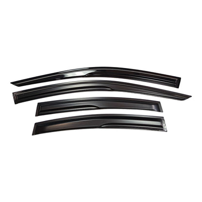 FOR 2021-2025 LEXUS IS300 IS350 PREMIUM BLACK TRIM WINDOW VISOR RAIN GUARD US