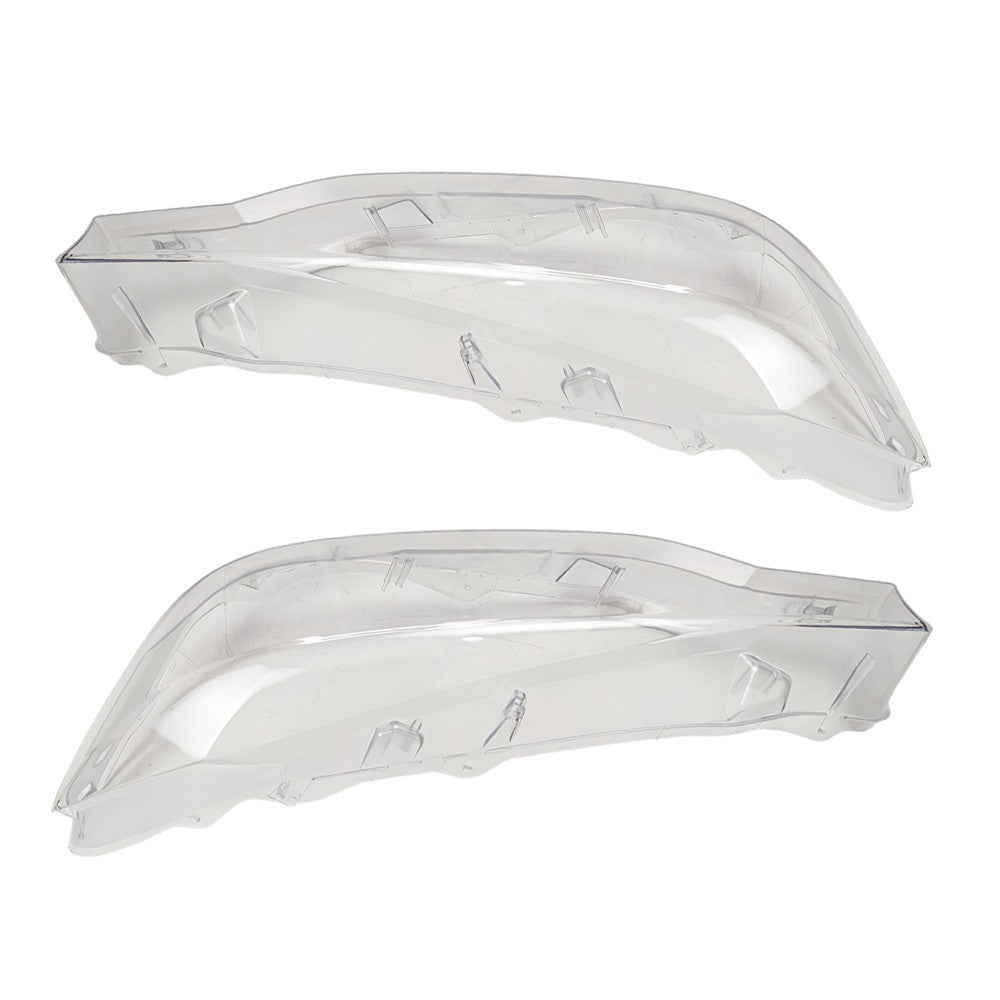 A Pair For 2013-2015 BMW 3 Series F30 328i 320i Headlight Lens Headlamp Cover