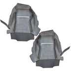 For Ford Mustang 2010-2014 Driver&Passenger Side Bottom Leather Seat Cover GRAY