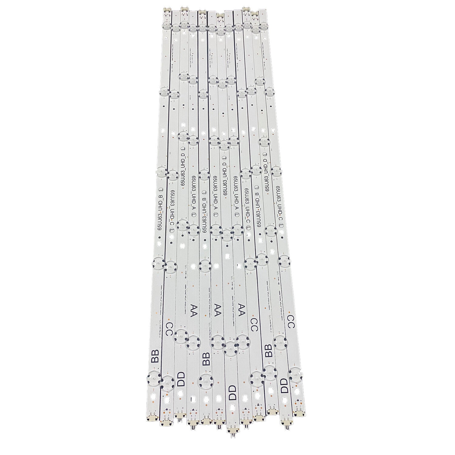 65UJ63 UHD A B C D LED strips for 65UJ634V 65UJ6300 65UJ630V 65UJ5500