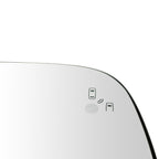 Passenger Right Side Mirror Glass 5.25 Inch Blind Spot For Ford Explorer 2011-17