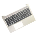 For HP Probook 450 455 G9 Palmrest With Backlit US Keyboard Sliver N01933-001 US