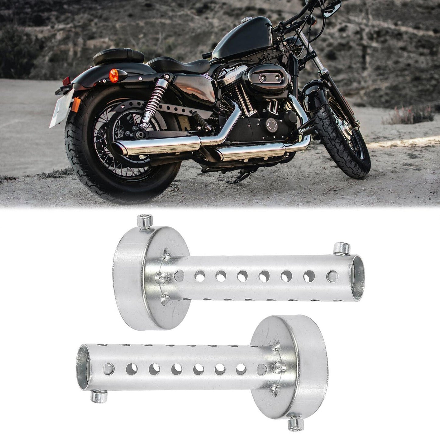 New Exhaust Pipe silencer MufflerInsert Baffle Durable Silencer Motorcycle