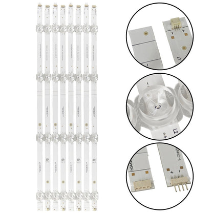For Hisense Toshiba SVH500AG1 SVH500AH2 LED Backlight Strips (4) 50A6G 50C350KU