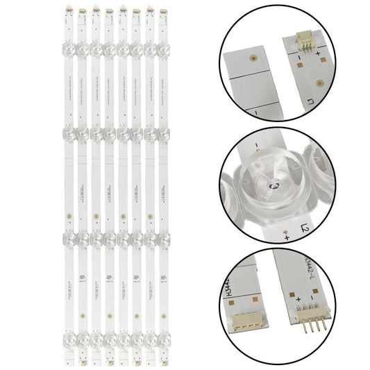 For Hisense Toshiba SVH500AG1 SVH500AH2 LED Backlight Strips (4) 50A6G 50C350KU