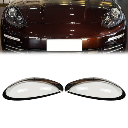 Headlight Lens Shell+Sealant Glue For Porsche Panamera 970 2014-16