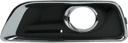 Fog Lamp Hood Left Fog Lamp Bezel Black Set For 13-16 Chevrolet Malibu GM1038136