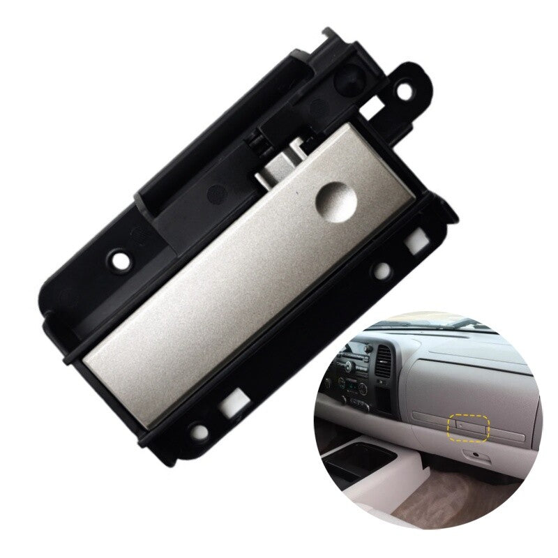 Silver Upper Glove Box Compartment Door Latch Handle New for Silverado Sierra