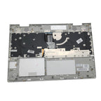 New 934640-001 Palmrest Case w/Backlit Keyboard Silver For HP ENVY X360 15-BP US