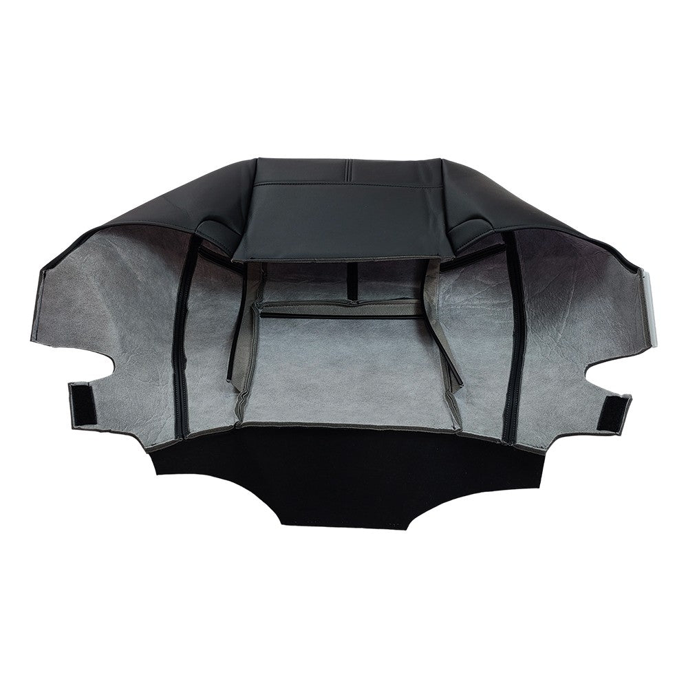 Driver Passenger Leather Seat Cover Black For Chevy Silverado 1500 2500 2007-14