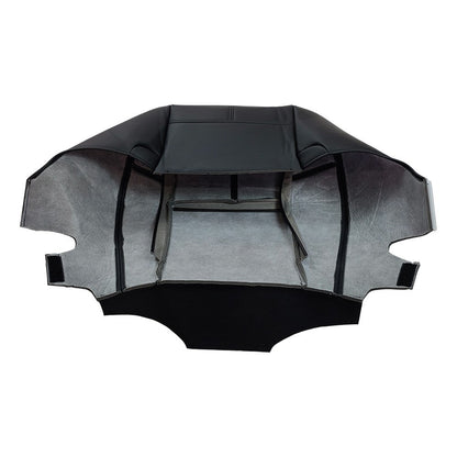 Driver Passenger Leather Seat Cover Black For Chevy Silverado 1500 2500 2007-14
