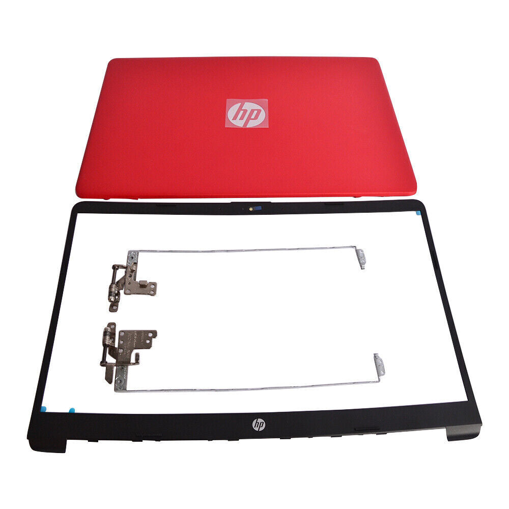 New For HP 15-DW 15-dw1083wm 15-DW1XX Back Cover & Hinges & Bezel Red M03725-001
