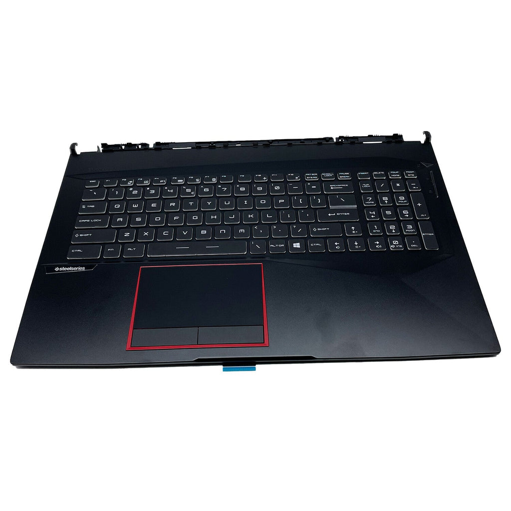 For MSI GE75 Palmrest Keyboard Full Color Backlit Non-Touchpad 3077E2C213Y Black