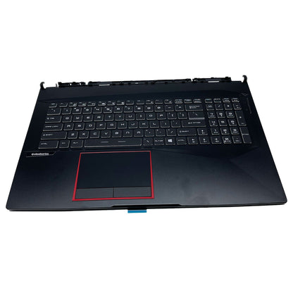For MSI GE75 Palmrest Keyboard Full Color Backlit Non-Touchpad 3077E2C213Y Black