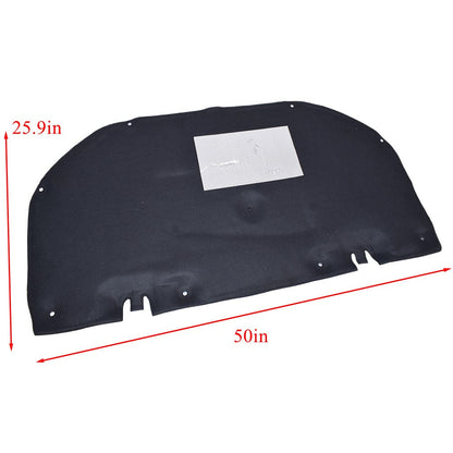 For Toyota Camry 2018-2022 Cotton Hood Engine Sound Heat Insulation Pad Black