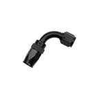 90 Degree Swivel 12AN Hose End Fitting Braided Fuel Oil Line Seal Aluminum Black