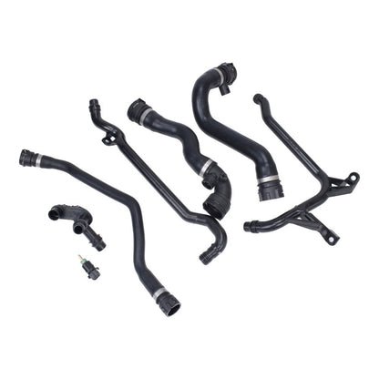 7X For BMW E46 323 325 328 330 Set Expansion Tank Coolant Radiator Hose Kit