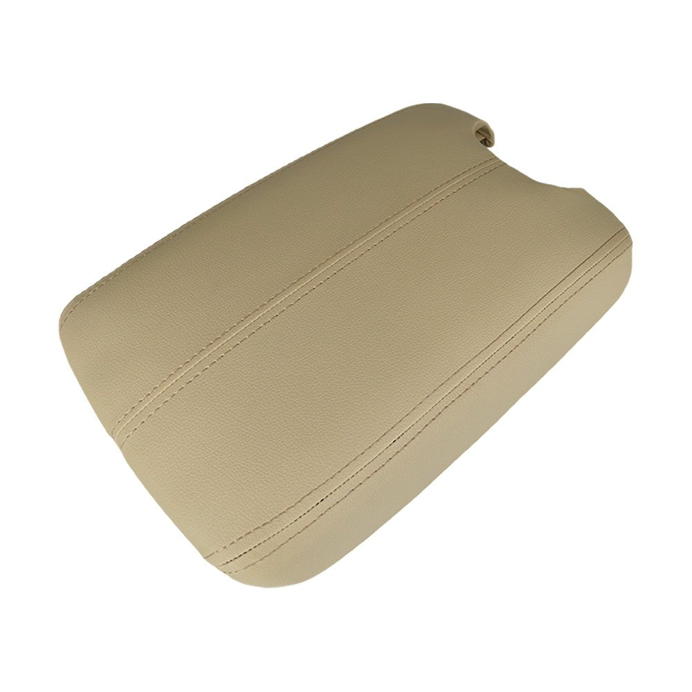 Door Armrest Hand Leather Arm Rest Cover & Base Lid Beige For Honda Accord 08-12
