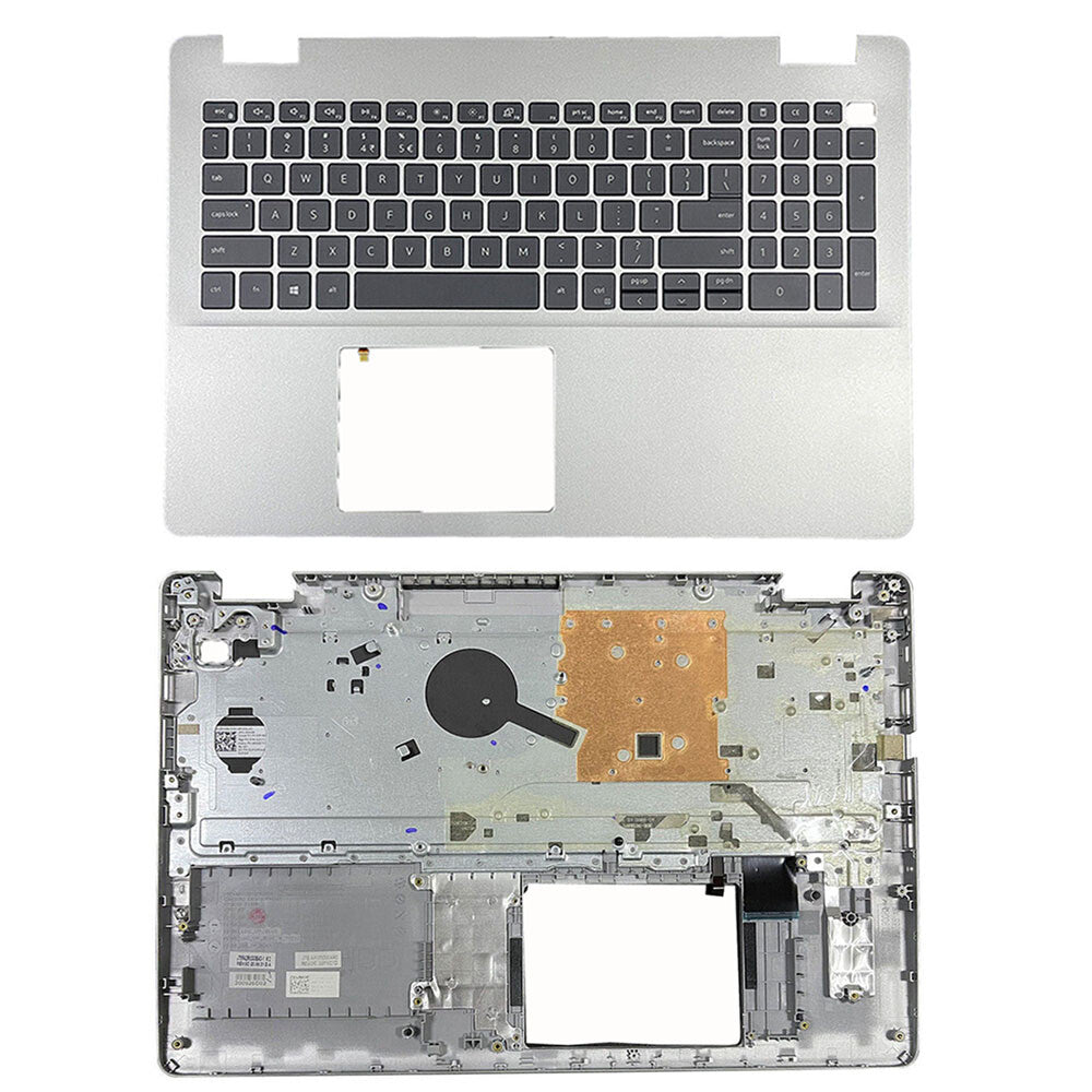 New For DELL Inspiron 5593 Palmrest US Keyboard Backlit Type-C 07G0RN Silver US