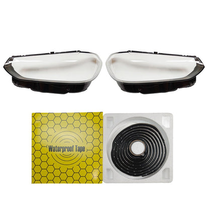 For BMW X3 X4 2022 2023 2024 Front Headlight Lens Clear Cover+Sealant