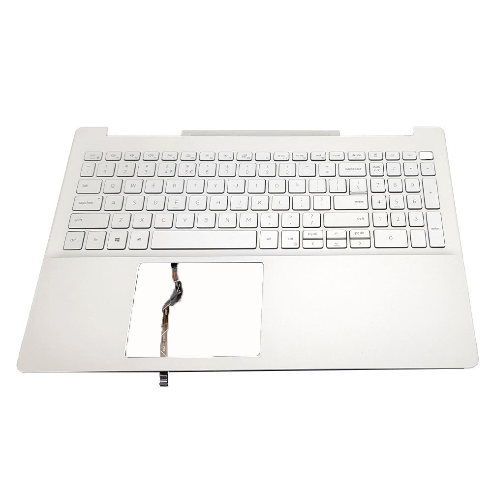 New For Dell Inspiron 15 7591 Palmrest Keyboard w/Backlit Silver 0PJ1JN PJ1JN US