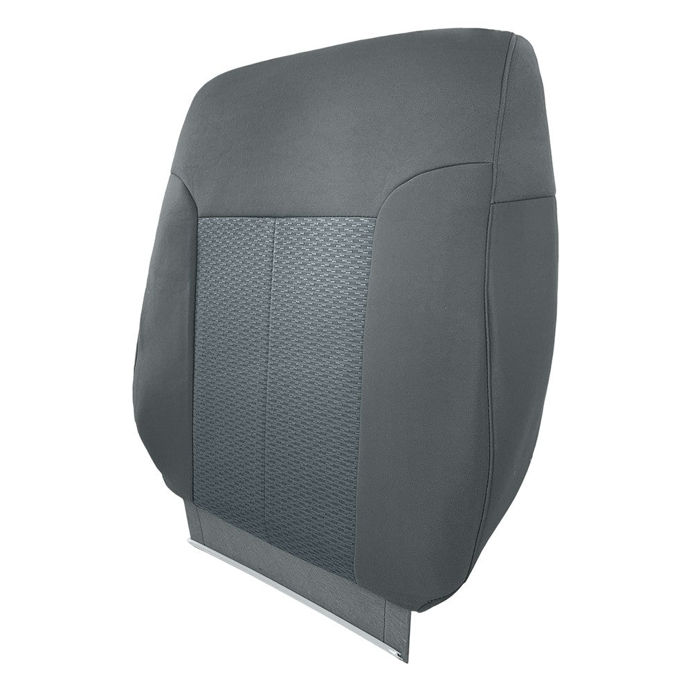 Driver Bottom & Top Cloth Seat Cover Gray Fit For 2011-2014 Ford F150 STX XL XLT