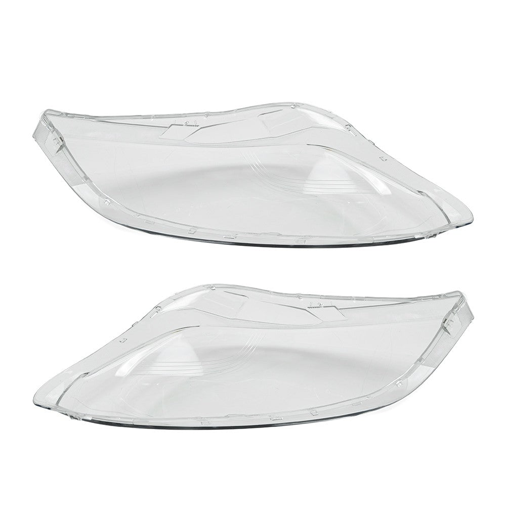A Pair Front Headlight Lens Shell+Sealant Glue For Volvo S60 V60 2011-12-2013