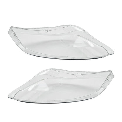 A Pair Front Headlight Lens Shell+Sealant Glue For Volvo S60 V60 2011-12-2013