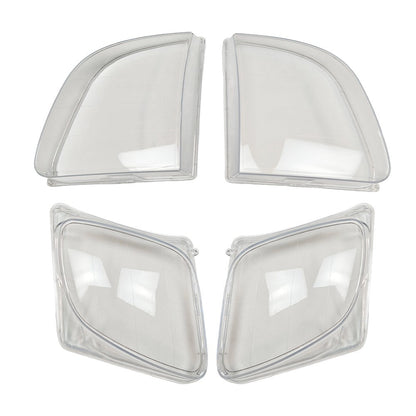 For Lexus LX470 1998-2007 1 Pair Front Headlight Clear Lens Housing + Seal Glue